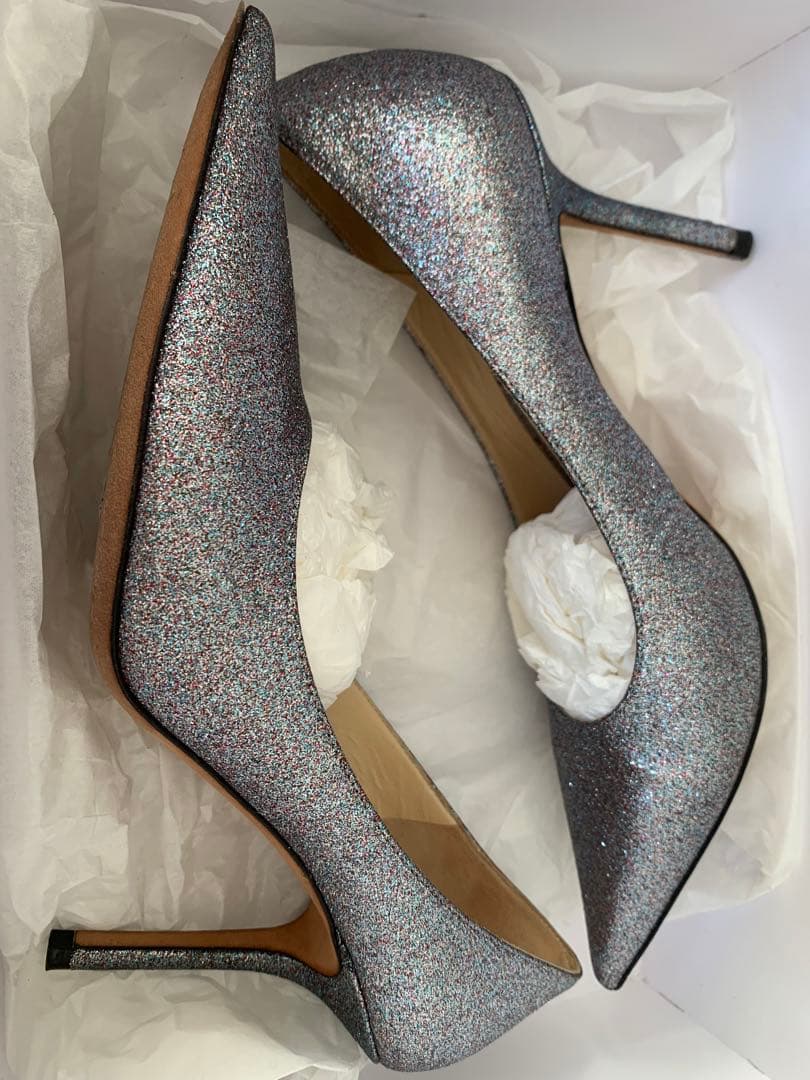 JIMMYCHOO ジミーチュウ 24.5cm ブライダルシューズ