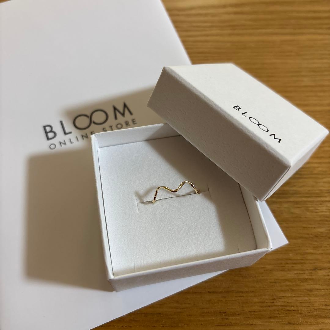 【BLOOM】K10 イエローゴールド ウェーブリング 指輪Web限定 ブルーム BLOOM（ブルーム） 指輪 リング K10 イエローゴールド あみあみ リング