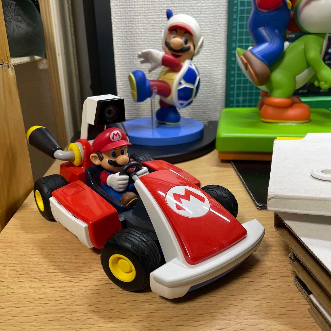 マリオキャラクター フィギュアセットとカート