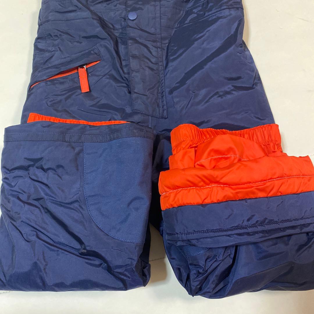 patagonia 子ども用スキーオーバーオール ネイビースノーパイルビブ