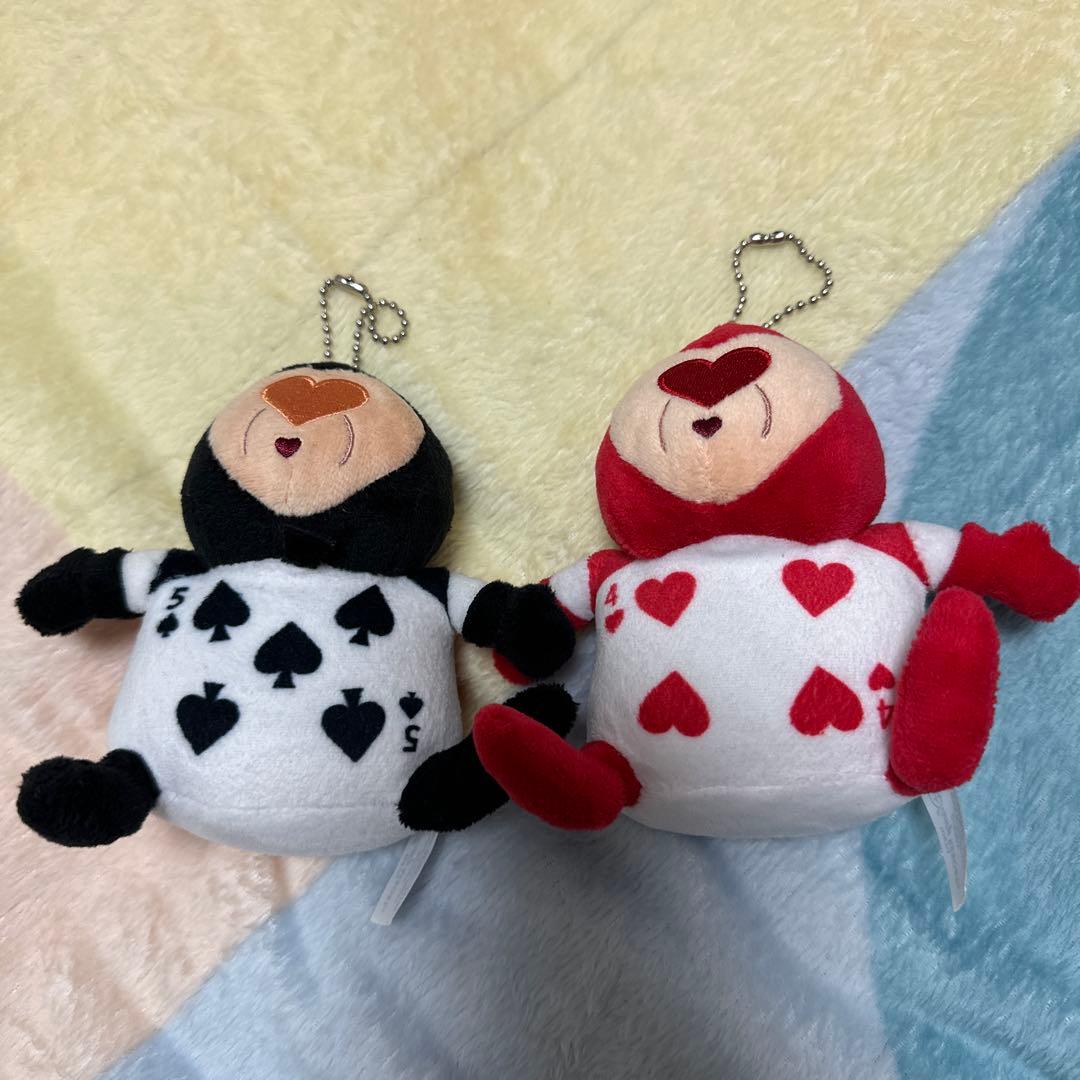 ディズニー 不思議の国のアリス トランプ兵 ぬいぐるみチャームセット