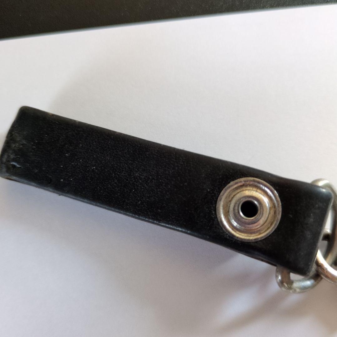 Xデビュー頃のファンクラブ レザーキーホルダー 黒 （XJAPAN）