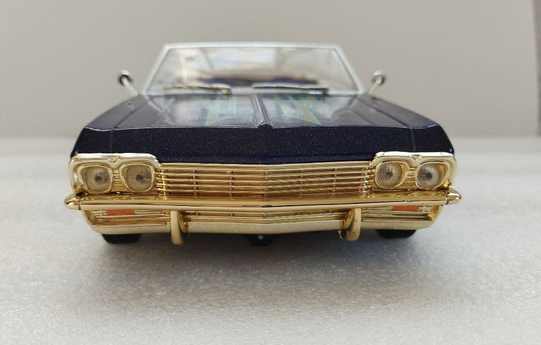 Hot Wheels インパラ ダークブルー コンバーチブル - メルカリ