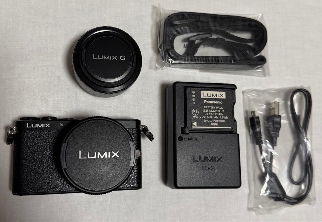 Panasonic LUMIX DMC-GM1K ブラック [中古美品] Panasonic（パナソニック） 中古 1年保証 美品 Panasonic LUMIX DMC