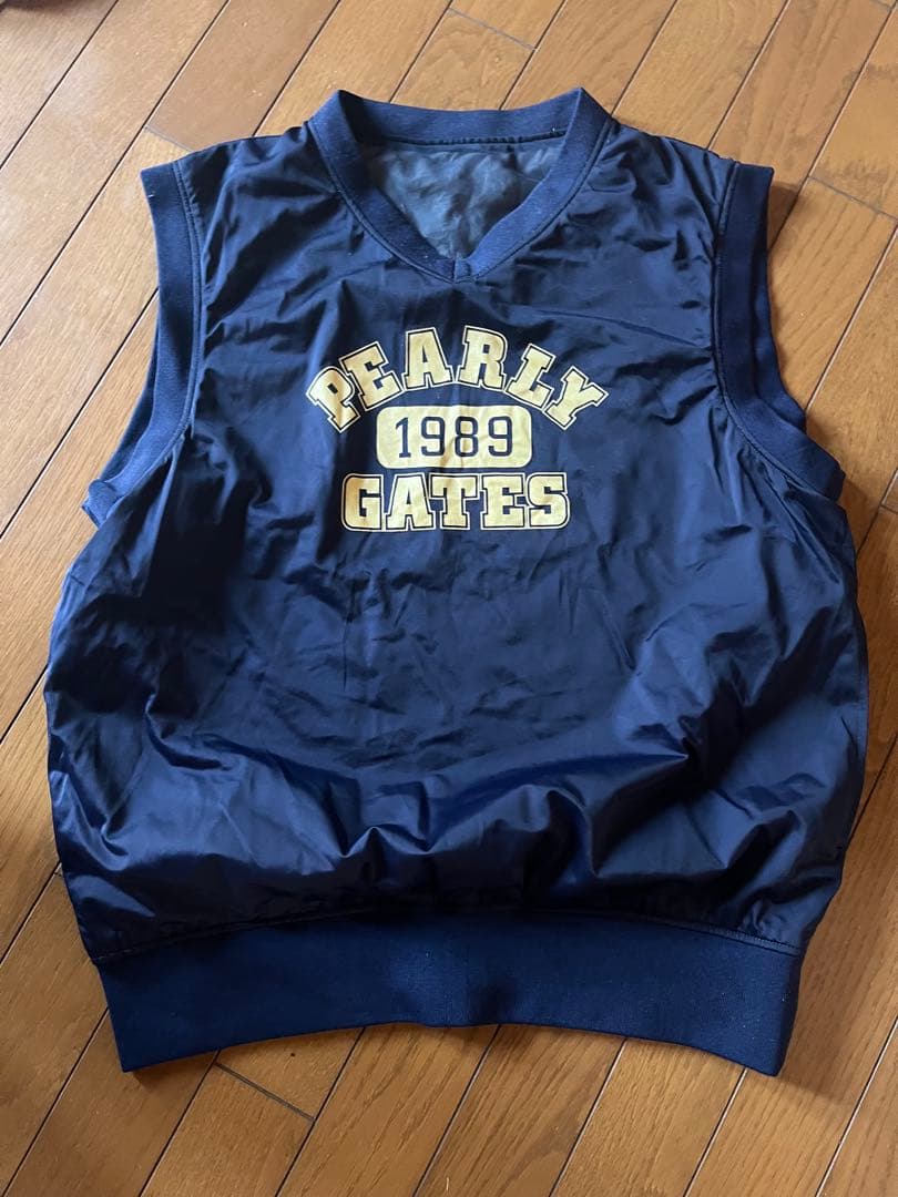 PEARLY GATES ネイビー ベスト - メルカリ