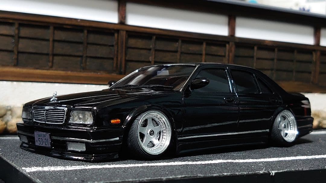 1/24 アオシマ y32シーマ 完成品 Yahoo!オークション - 1/24 アオシマ Y32シーマ 完成品