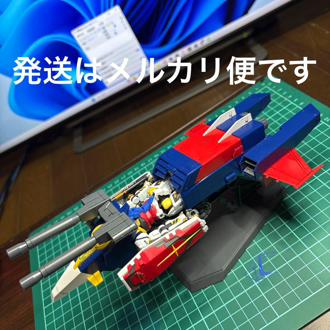 【完成品】HG 白いガンダム　部分塗装【完成品】HGUC　Gアーマー　2セット