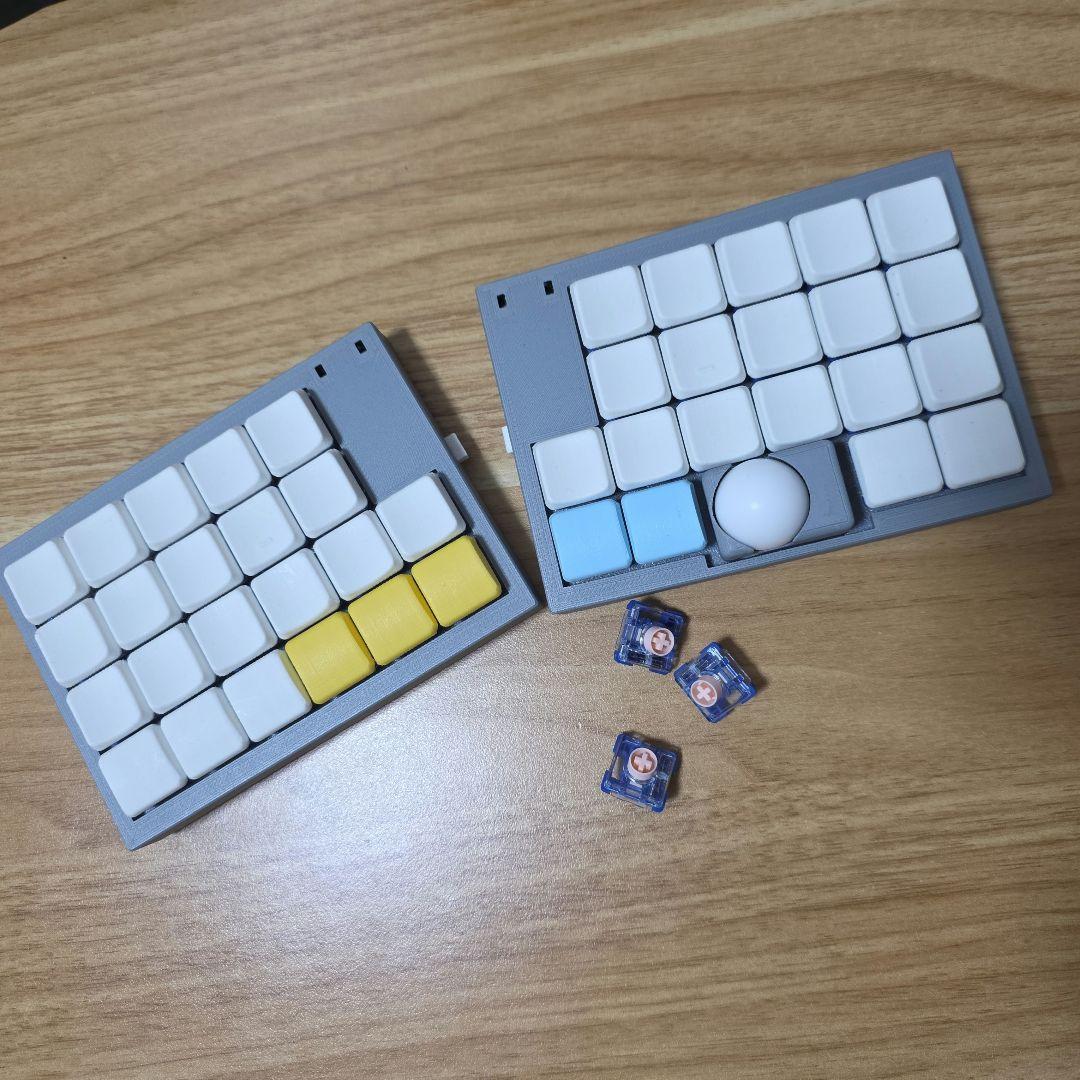 分割式キーボード Around Forty RB(グレー) GoFortySplit｜Keeb-On!