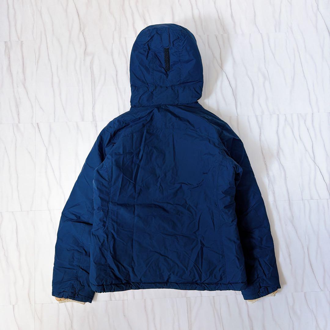 モンベル コロラドパーカ リバーシブル ネイビー×ベージュ レディース