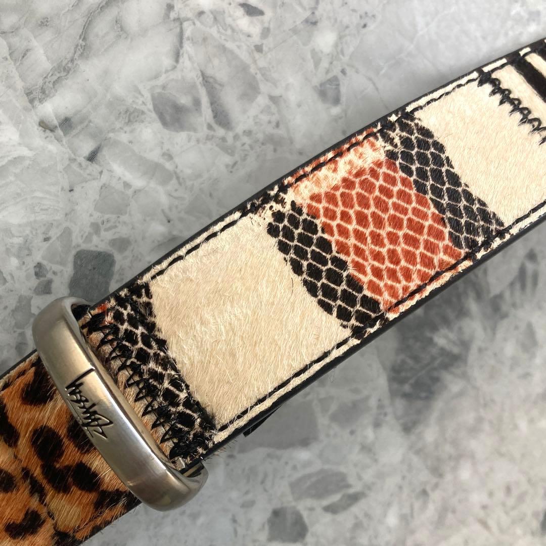 STUSSY Mixed Animal Print Belt|mercariメルカリ官方指定廠商|Bibian
