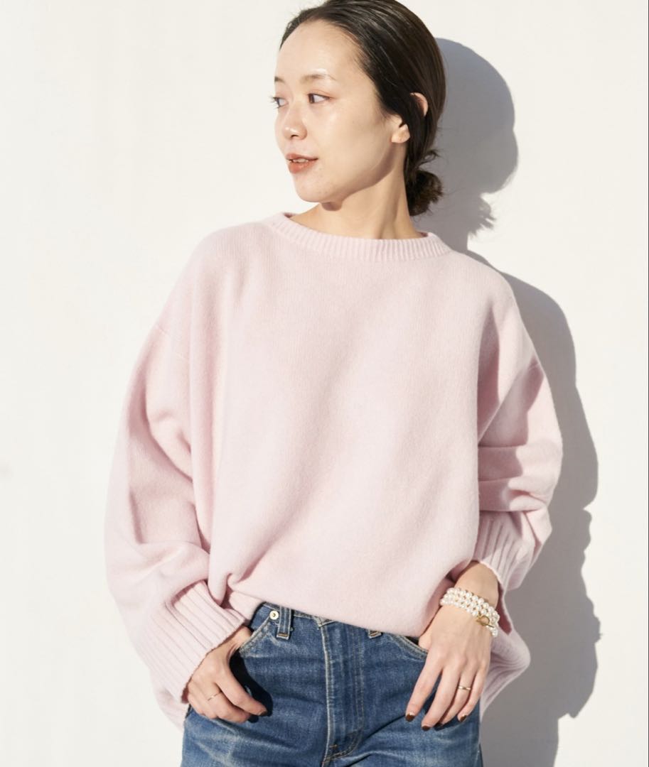 plage ファインウールワイドクループルオーバー - メルカリ