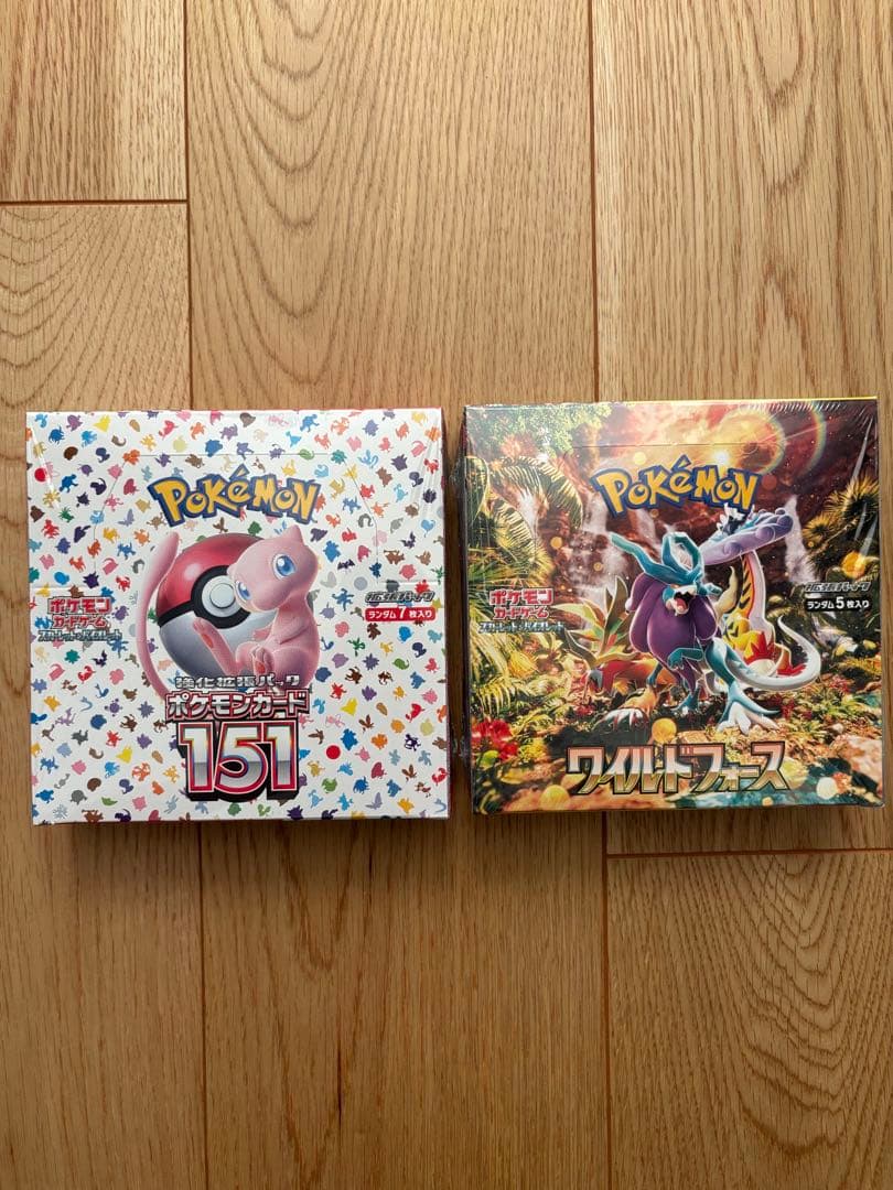 ポケモンカード151 & ワイルドフォース セット ポケモンカードゲーム スカーレット&バイオレット 拡張パック ワイルド
