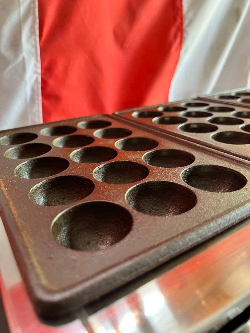 たこ焼き器 業務用 15穴プレート3枚 45玉 プロパンガス 店舗 屋台 飲食