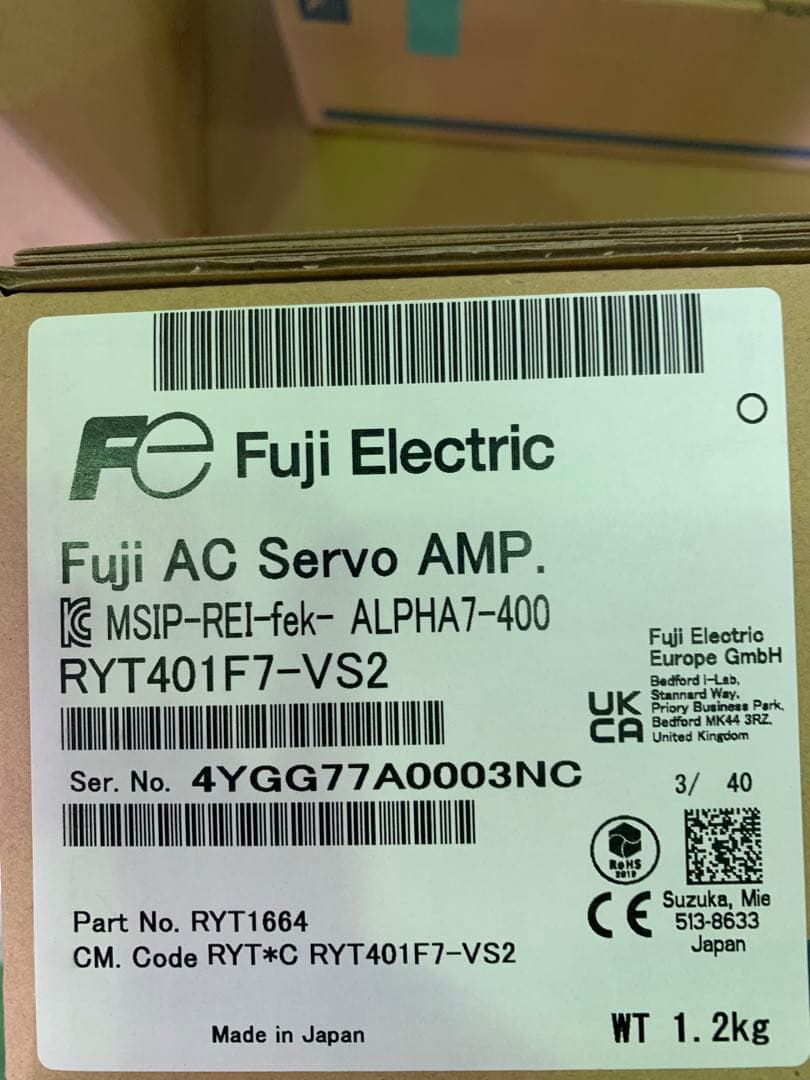 Fuji Electric サーボアンプ RYT401F7-VS2 未開封品 2026年最新】Yahoo!オークション -富士電機 サーボの中古品・新品・未