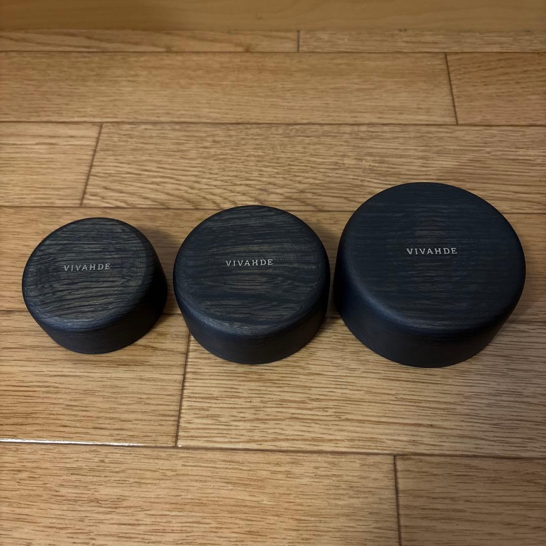 【未使用】VIVAHDE 山のうつわ demi ブラック VIVAHDEオリジナル 「山のうつわdemi」※お一人様一点限り | VIVAHDE