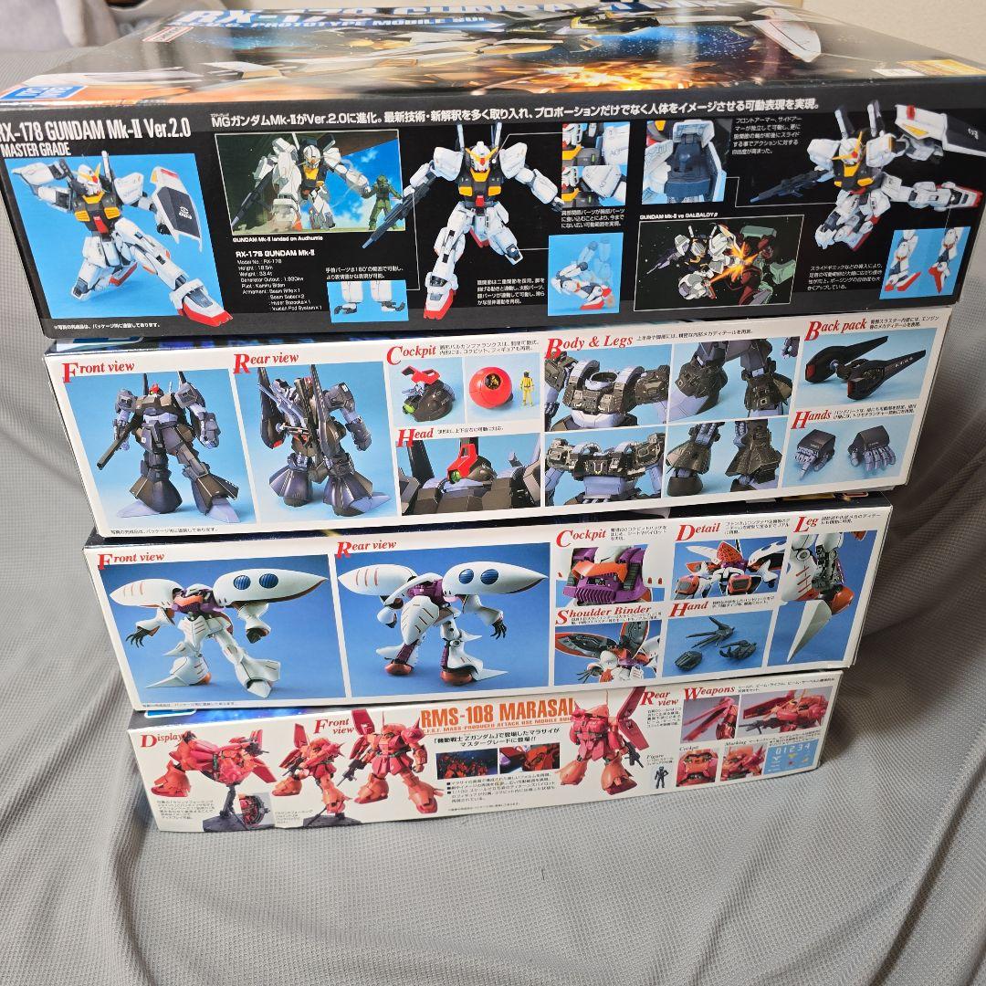 MG ガンダムMk-Ⅱ&リックディアス&キュベレイ&マラサイ