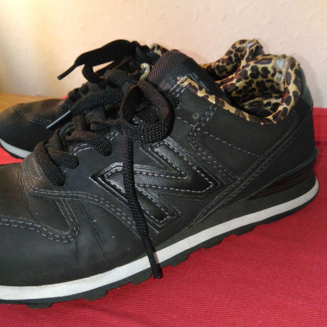 New Balance♥️レオパード柄 黒 モデル梨花着用 996ck 23.5 - メルカリ