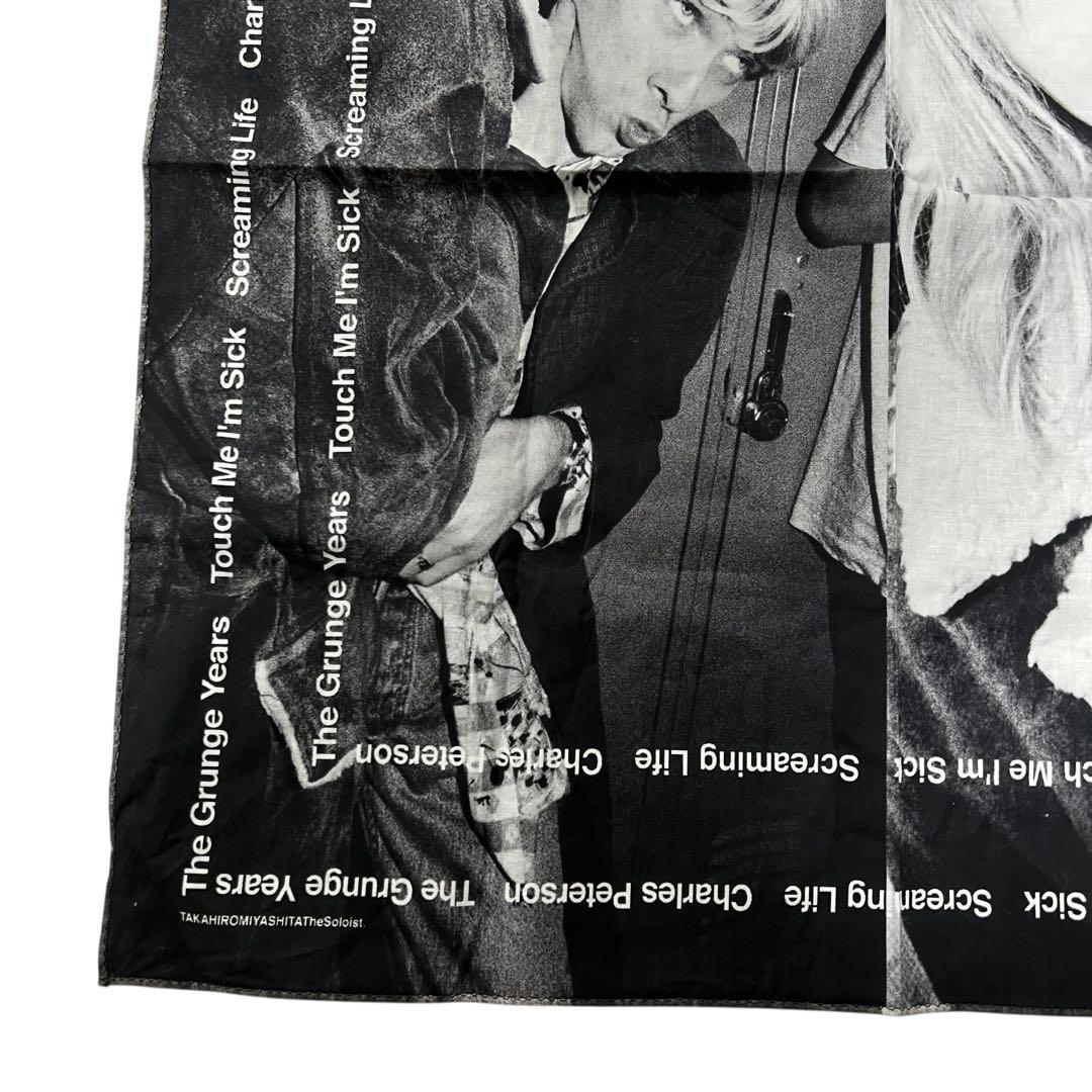 未使用品級タカヒロミヤシタ グラフィックバンダナ カートコバーン