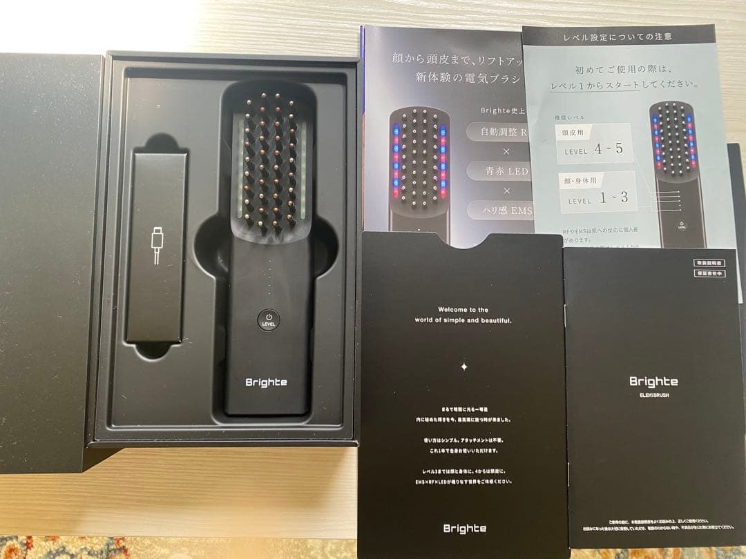 brighteエレキブラシ Brighte（ブライト） 【保証付】【国内正規品】Brighte ブラシ型美顔器