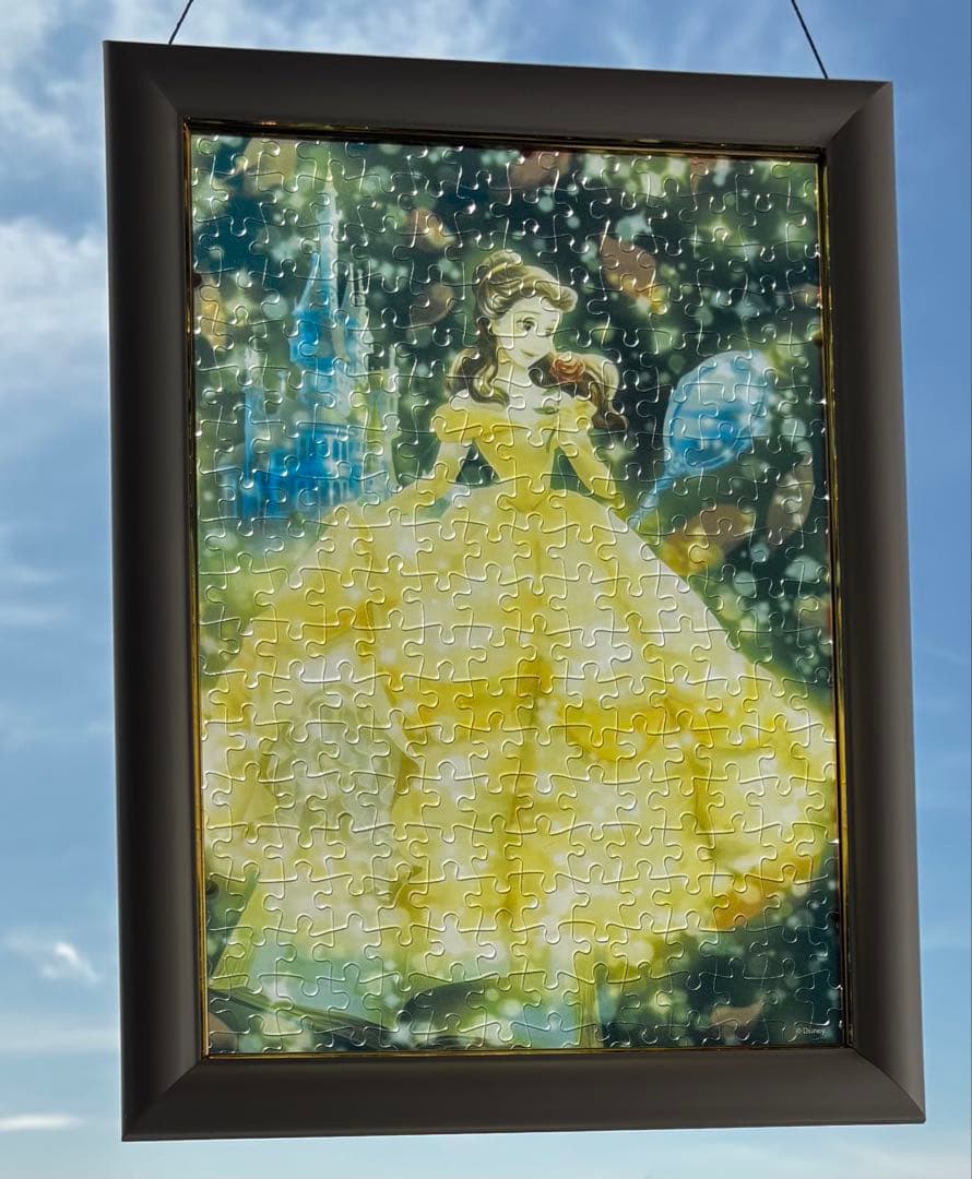 ディズニー　プリンセス　アナ雪　ティンカーベル　パズル　完成品　フレーム　セット