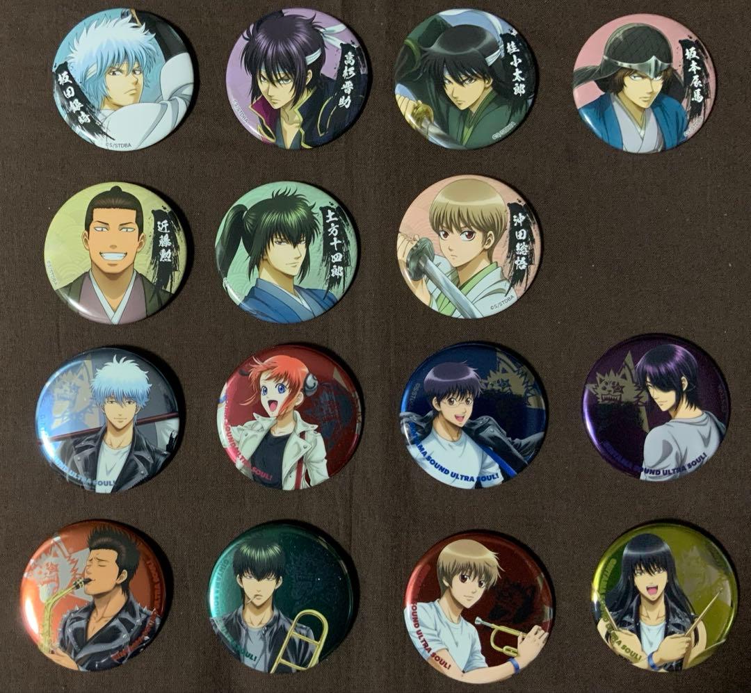 銀魂 SOUND ULTRA SOUL 缶バッジ コンプ　ダッシュストア　15点 銀魂 SOUND ULTRA SOUL 缶バッジ コンプ ダッシュストア 15点 銀魂