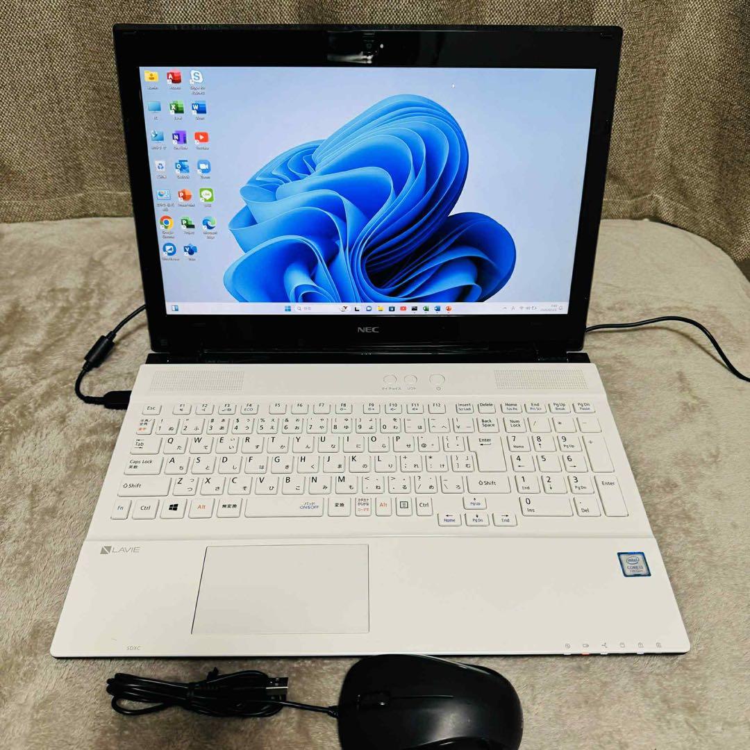 S277 NECノートパソコン第7世代SSDメモリ8G高速 Windows11 - メルカリ
