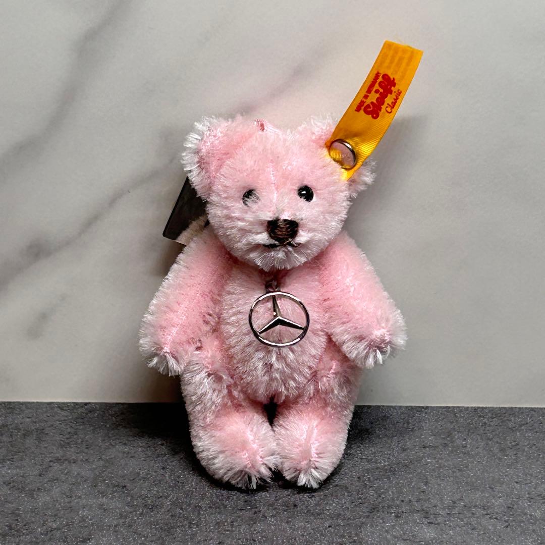 シュタイフ✖️メルセデスベンツ テディベア キーリング ピンク - メルカリ