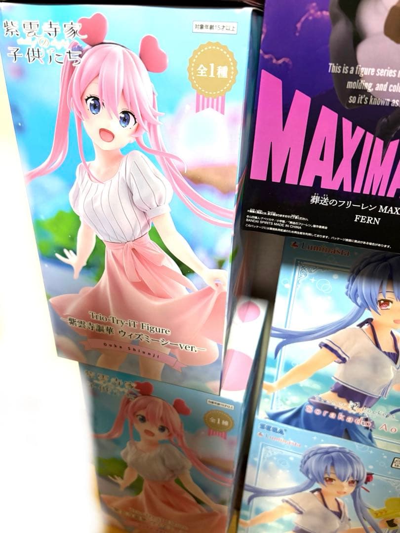 空門蒼 紫雲寺謳華　初音ミク他　プライズフィギュア17個セット