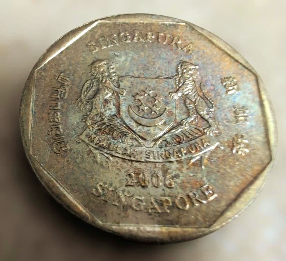 旧シンガポールドル☆1ドルコイン☆2006 - メルカリ
