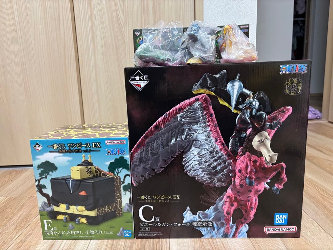 一番くじ ワンピースEX悪魔を宿す者達vol.3 C賞、E賞、F賞 セット売り