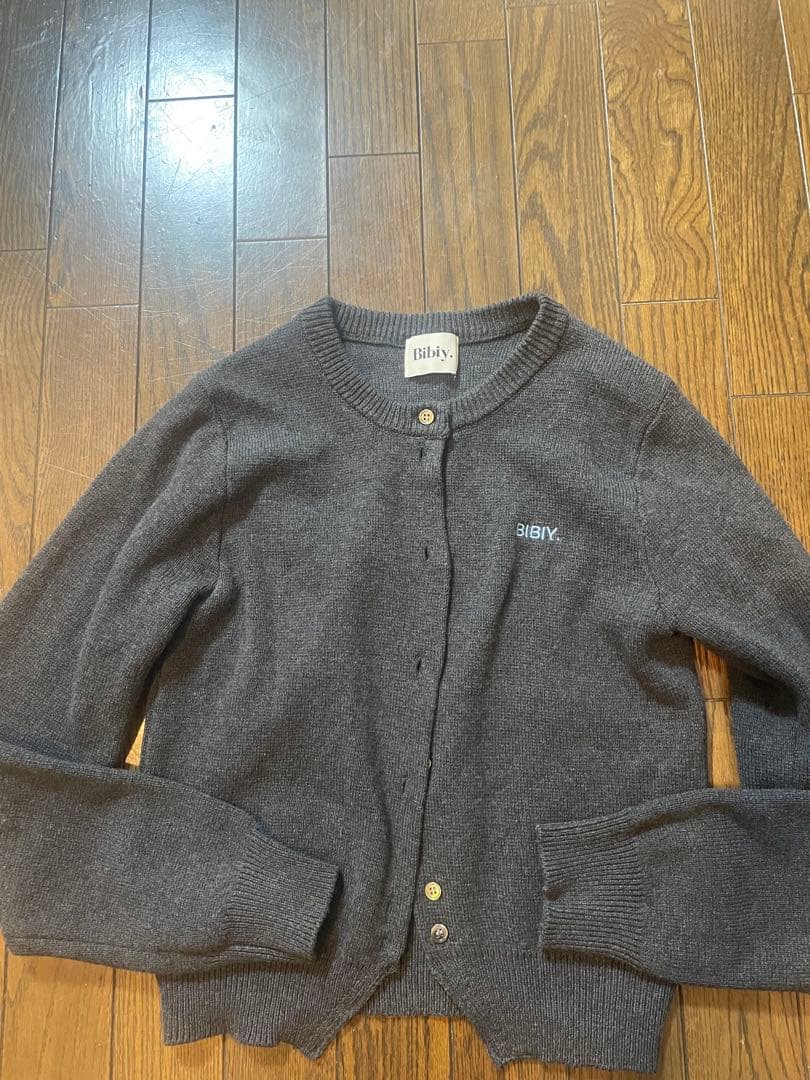 Bibiy BIBIY. BRUSH CARDIGAN カーディガン 美品 - メルカリ