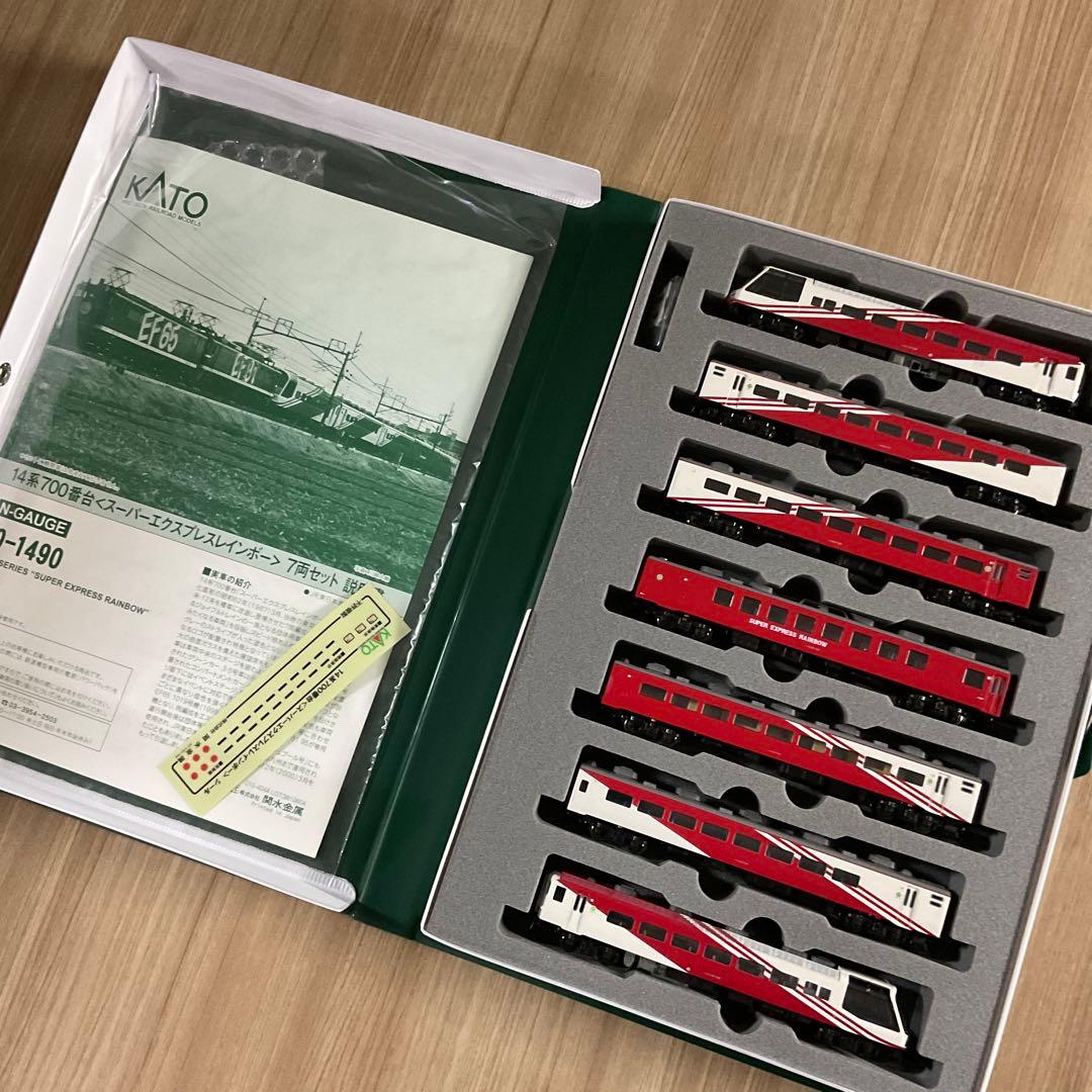 KATO 10-1490 14系700番台〈スーパーエクスプレスレインボー〉7両 Amazon | KATO Nゲージ 14系700番台 スーパーエクスプレスレインボー 7