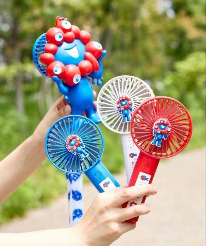 EXPO2025 大阪 関西万博 ハンディファン ミャクミャク 扇風機 ホワイト