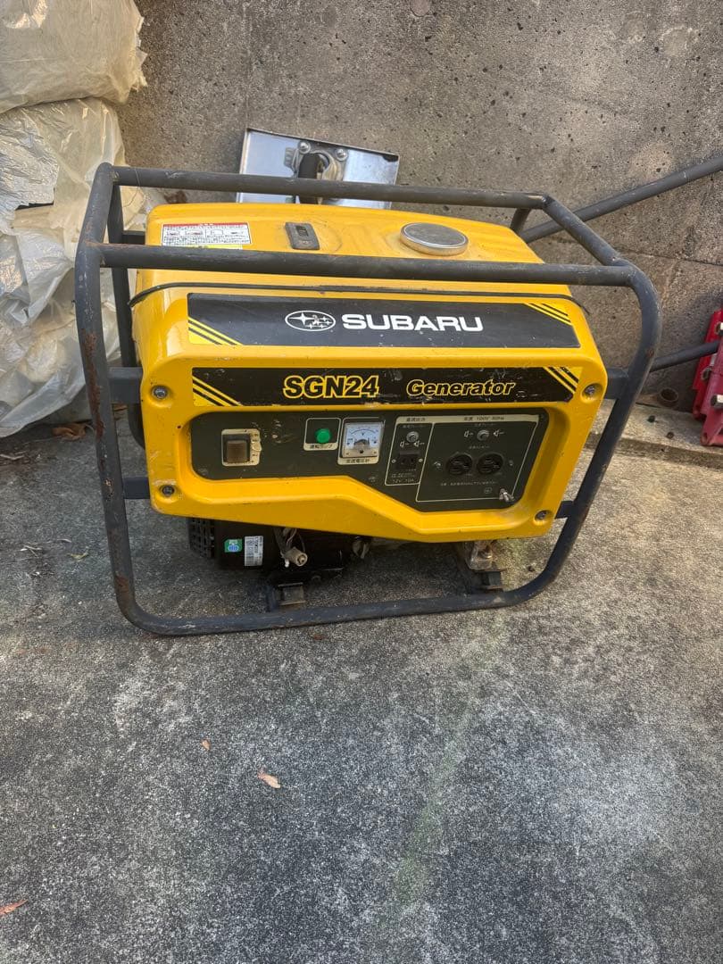 SUBARU SGN24 発電機 SUBARU/スバル 2.4kVA ガソリンエンジン発電機 60Hz専用 SGN24 - 無限