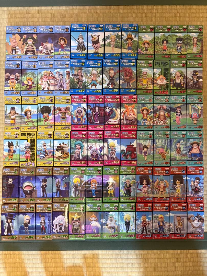 ワンピース フィギュア コレクタブル セット 182体 ワンピース ワールドコレクタブル フィギュア Vol.7 厳選4種セット