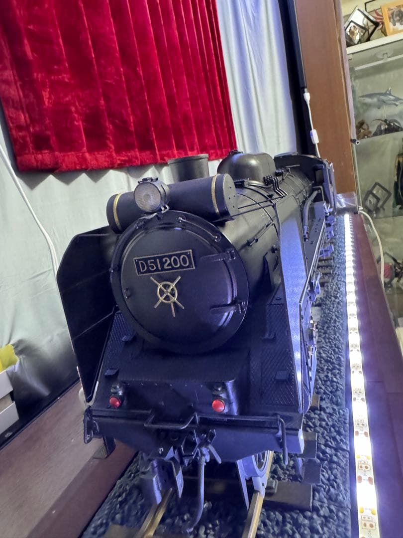 完美品　デアゴスティーニ D51蒸気機関車を作る 塗装完成品