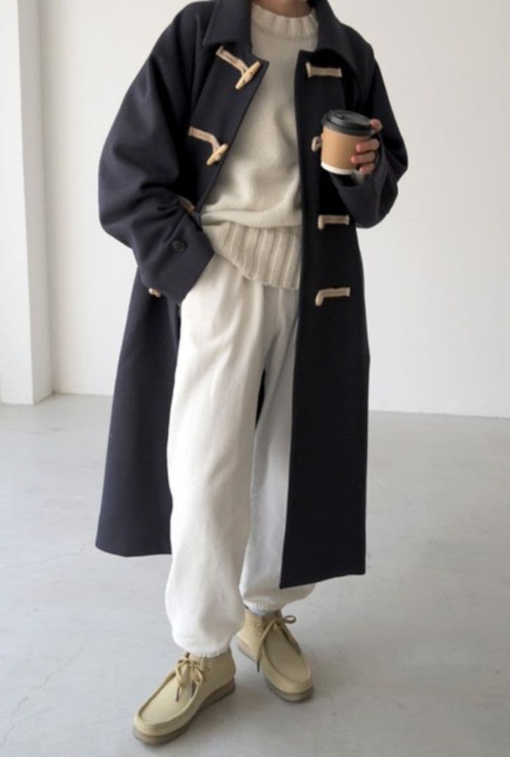 CANAL JEAN ボナペティ メルトンダッフルコート ネイビー - メルカリ