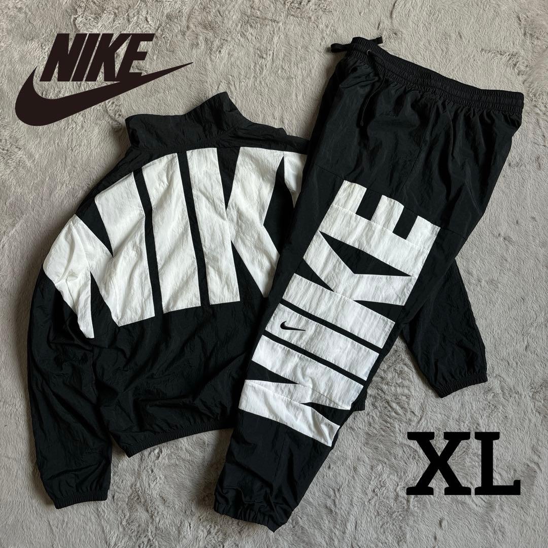 激レア入手困難】ナイキ ナイロンジャケット セットアップ ブラック XL