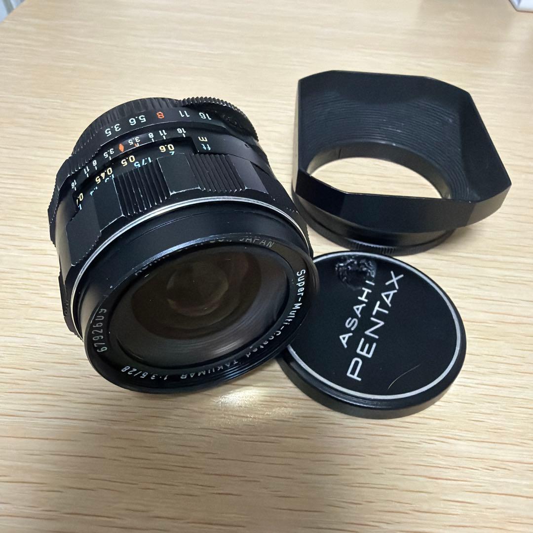 SMCタクマー28mm f3.5 単焦点広角レンズ m42マウント - メルカリ