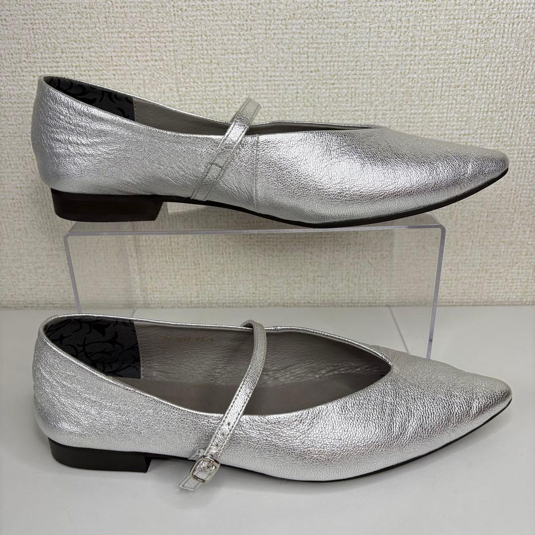 HIMIKO ヒミコ　25.5cm メリージェーン　フラットシューズ　パンプス