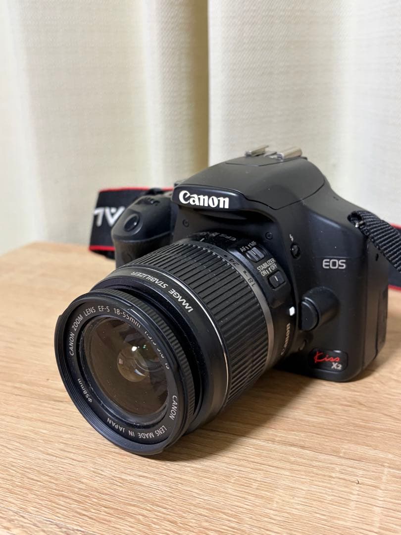 Canon EOS Kiss X2 デジタル一眼レフ 本体レンズ 【ジャンク品】 EOS Kiss X2 一眼レフカメラ 中古 初心者 Canon レンズキット 整備