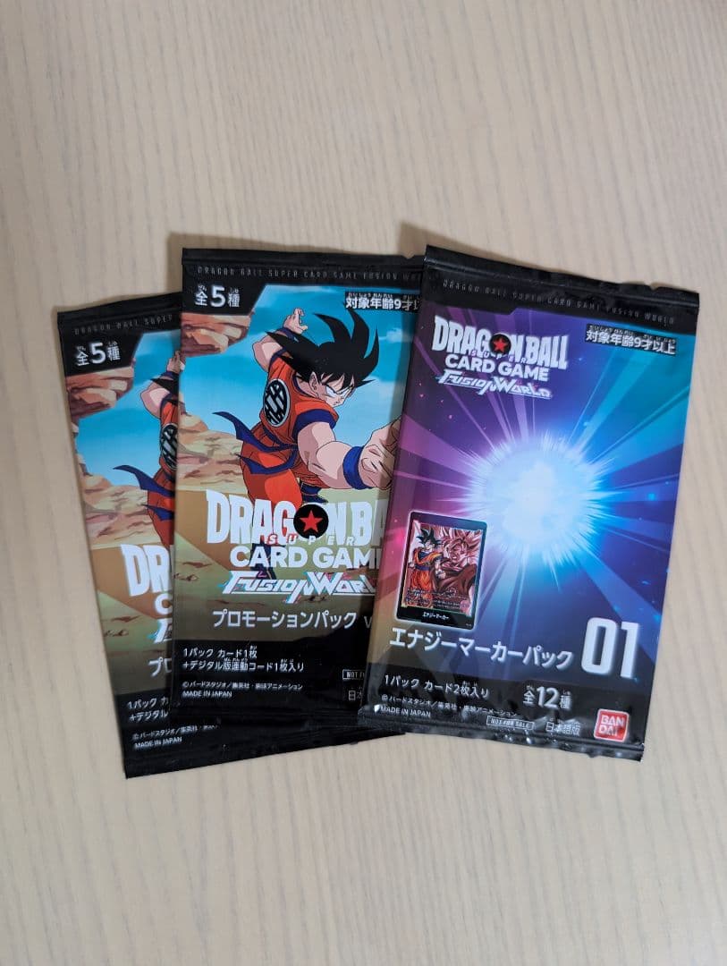 ドラゴンボールフュージョンワールド エナジーマーカー 01 未開封 1