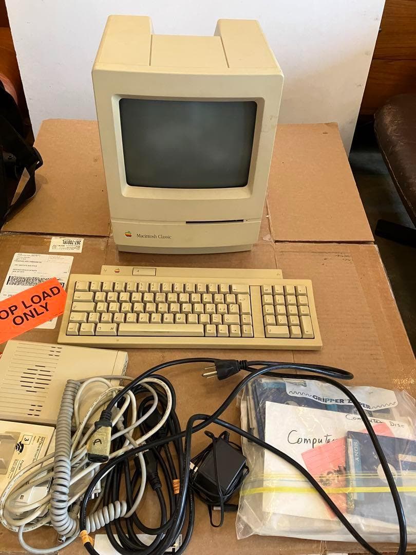Macintosh Mac ジャンク オリジナルバッグ付き シャンブリックガゼットマチ付バッグ｜ノベルティ・物販・記念品などの