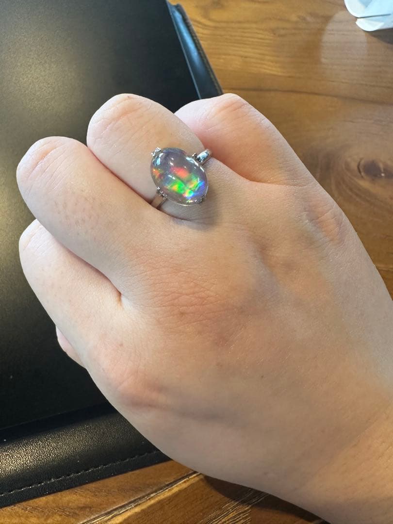 Pm ぷっくり オパール 15号 4.6g 指輪