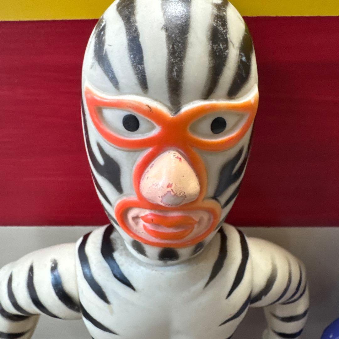 中嶋製作所 タイガーマスク グレートゼブラ ザ・デビルスパイダー ソフビ