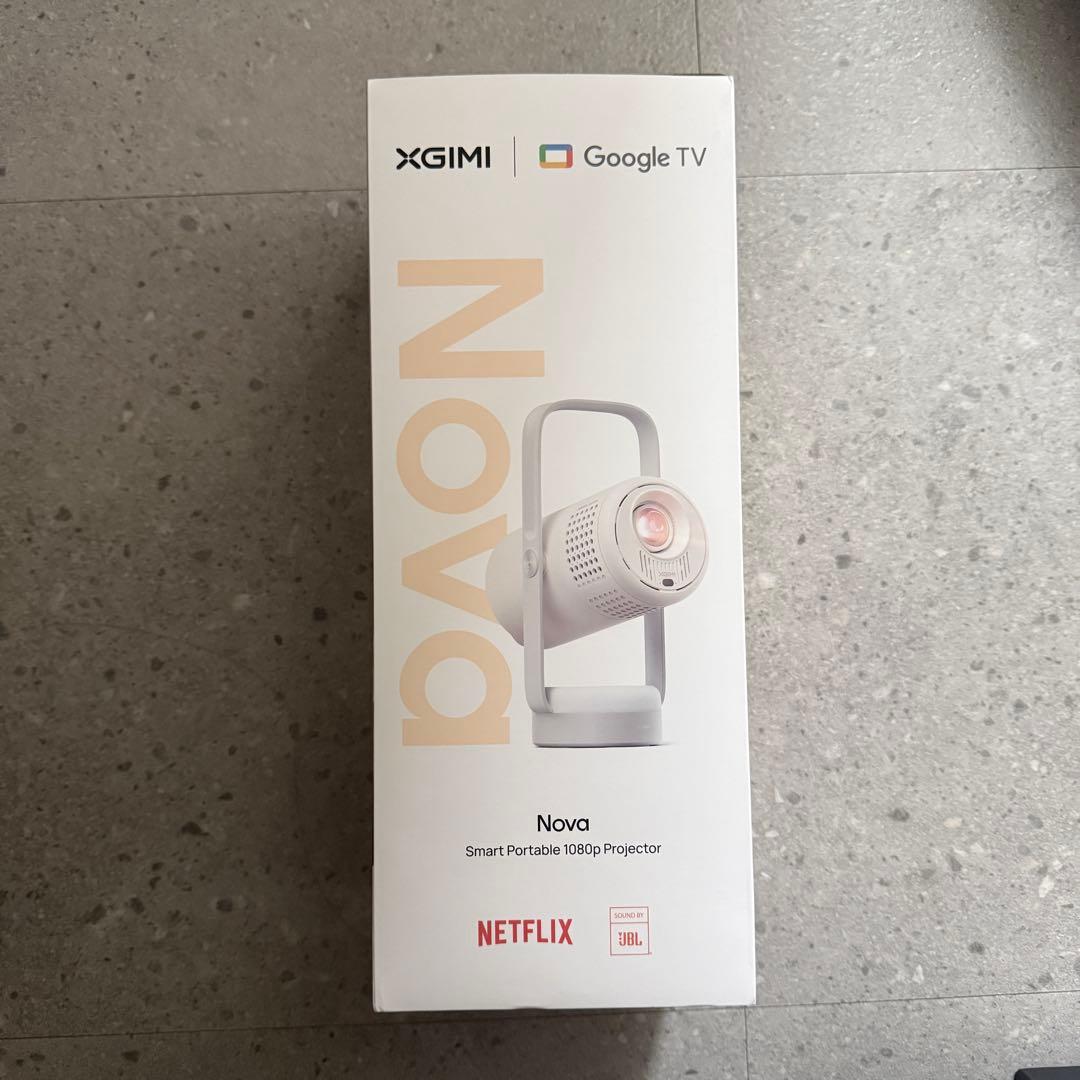 XGIMI Nova ポータブルプロジェクター 本体 小型ホームシアター XGIMI Nova ポータブルプロジェクター｜Google TV・Netflix公式対応・1080P