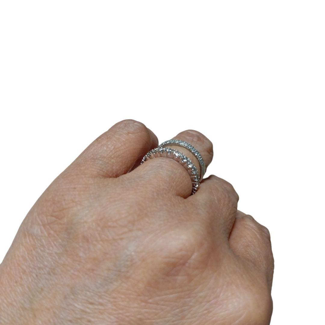 18K /WGリング フルエタニティ D1.00ct 8.5サイズ - メルカリ