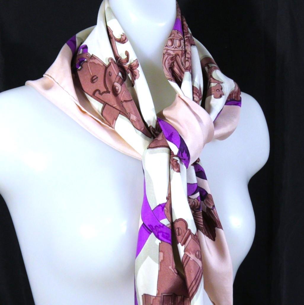 HERMES エルメス 大判スカーフ カレ90 D414 - メルカリ