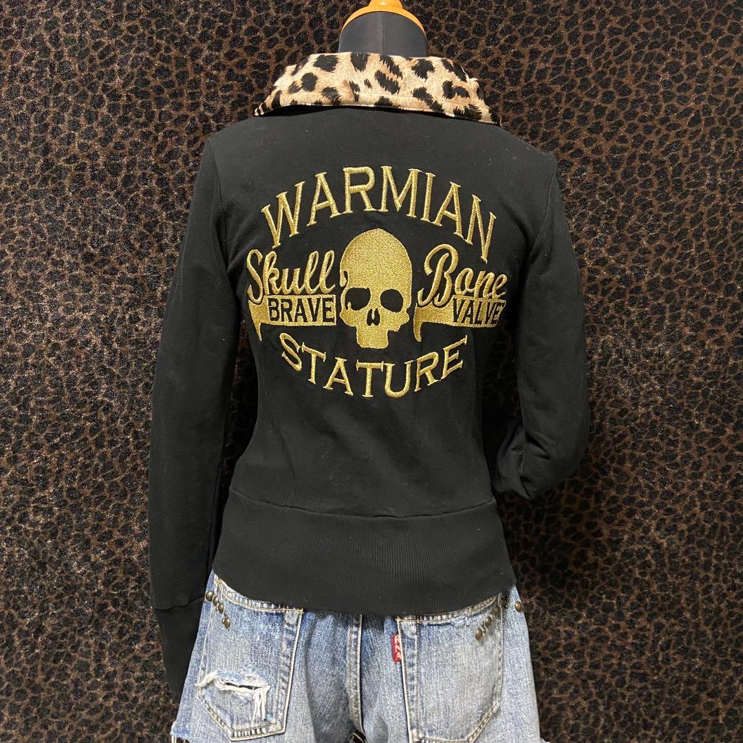 平成ギャル d.i.a ブルゾン 十字架 ドクロ ヒョウ柄 グランジ CE63