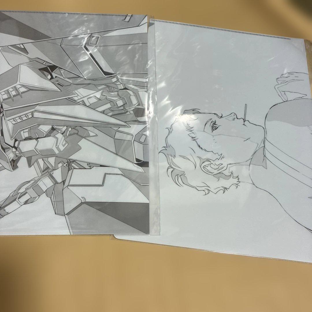 機動戦士ガンダム閃光のハサウェイキルケーの魔女パンフレットクリアファイル複製原画